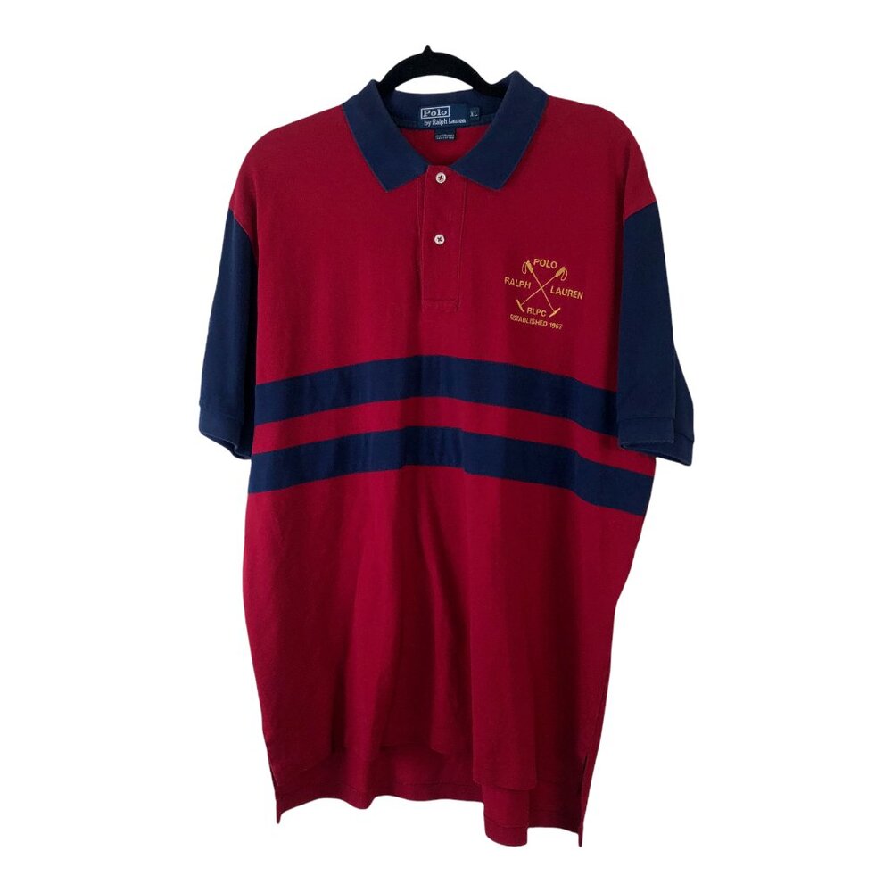 Polo By Ralph Lauren XL Shirt Mens Collared Short Sleeve Pullover Short Sleeve